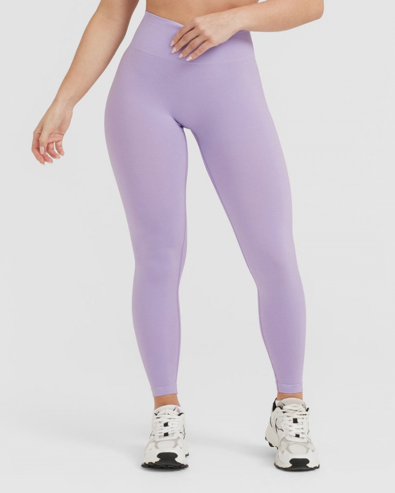 Oner Active Effortless Seamless Leggings Lila | PHIKFQV-67