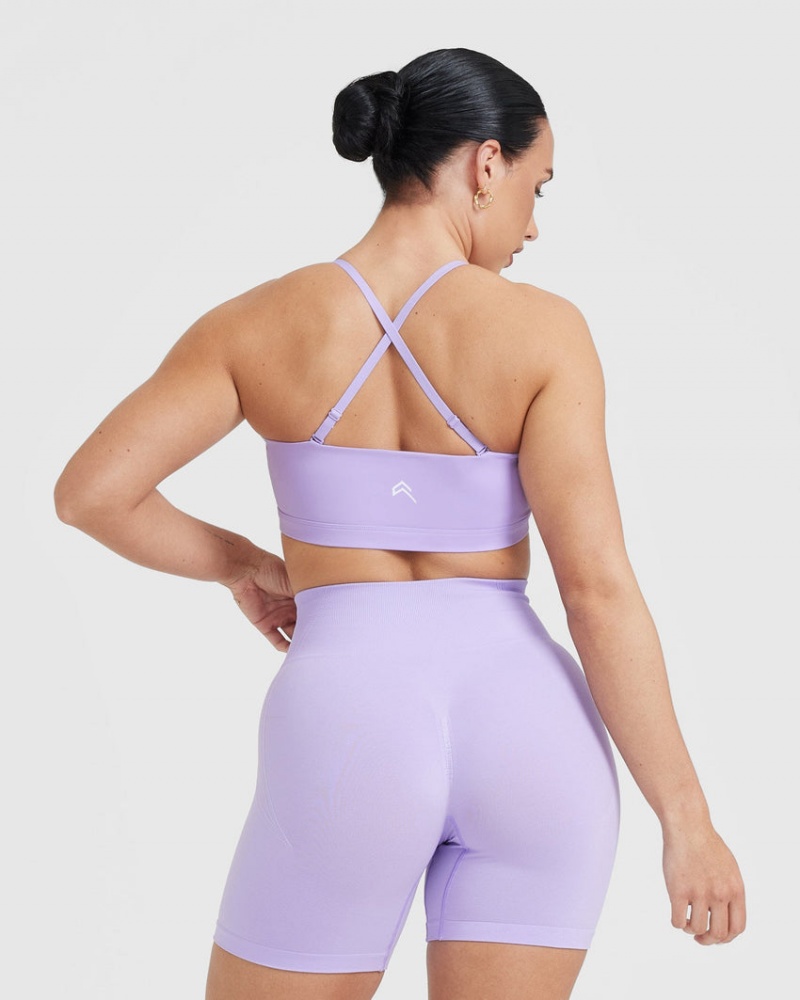 Oner Active Everyday Bandeau Bralette Sports Bras Lila | ISKBZNX-12