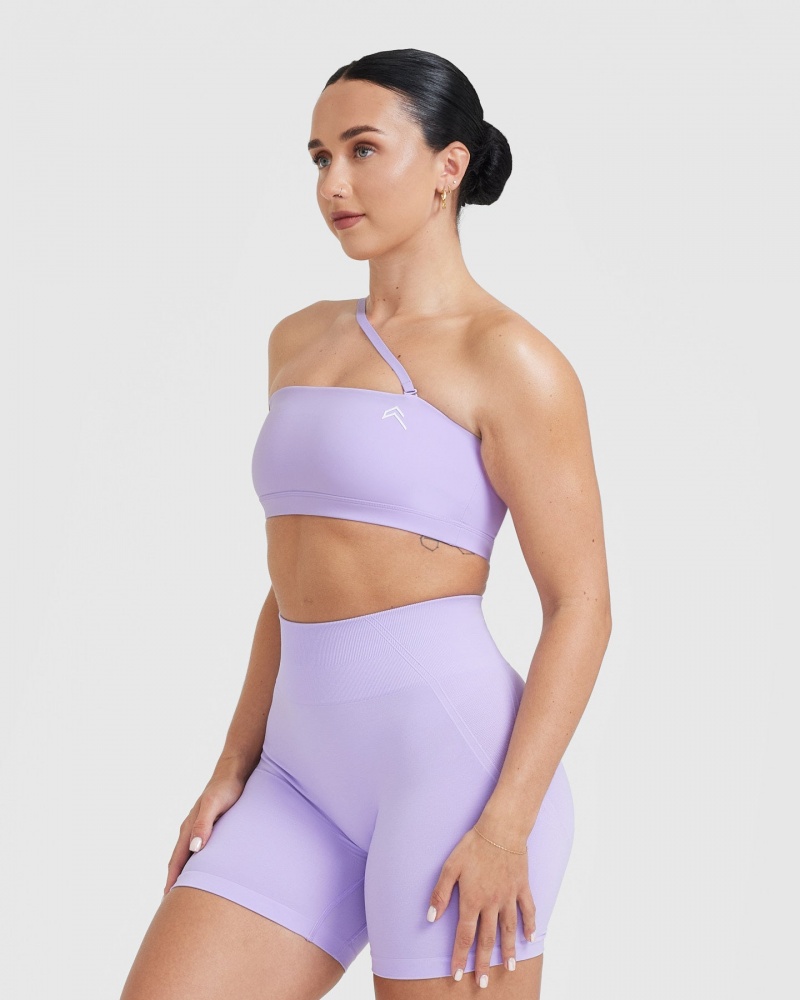 Oner Active Everyday Bandeau Bralette Sports Bras Lila | ISKBZNX-12