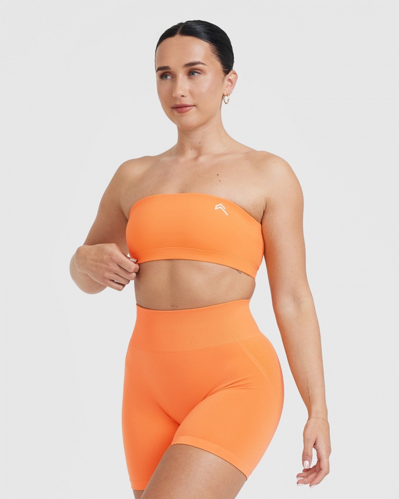 Oner Active Everyday Bandeau Bralette Sports Bras Aprikose Orange | OGFLDYI-20