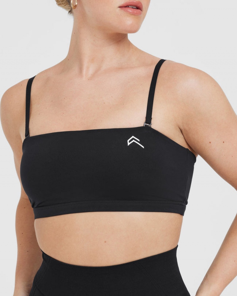 Oner Active Everyday Bandeau Bralette Sports Bras Schwarz | WEJQYUF-34