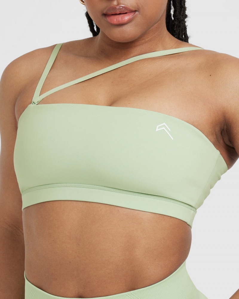 Oner Active Everyday Bandeau Bralette Sports Bras Mintfarben Grün | HGNXEQY-47