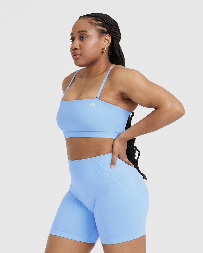 Oner Active Everyday Bandeau Bralette Sports Bras Blau | KJNDMRS-18