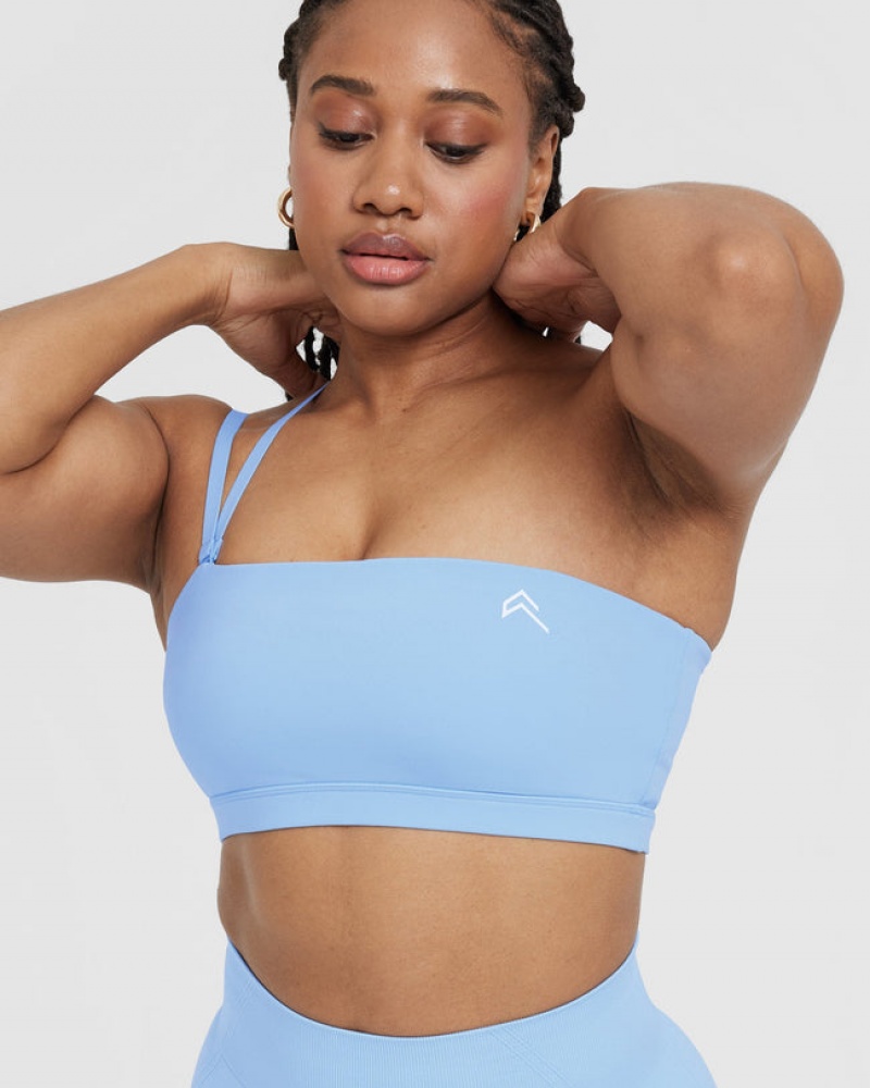 Oner Active Everyday Bandeau Bralette Sports Bras Blau | KJNDMRS-18