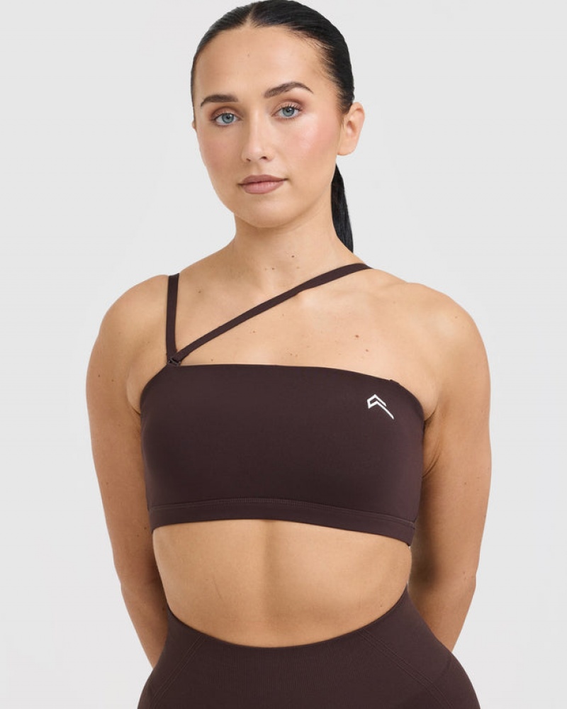 Oner Active Everyday Bandeau Bralette Sports Bras Lila Braun | OYINHFR-60