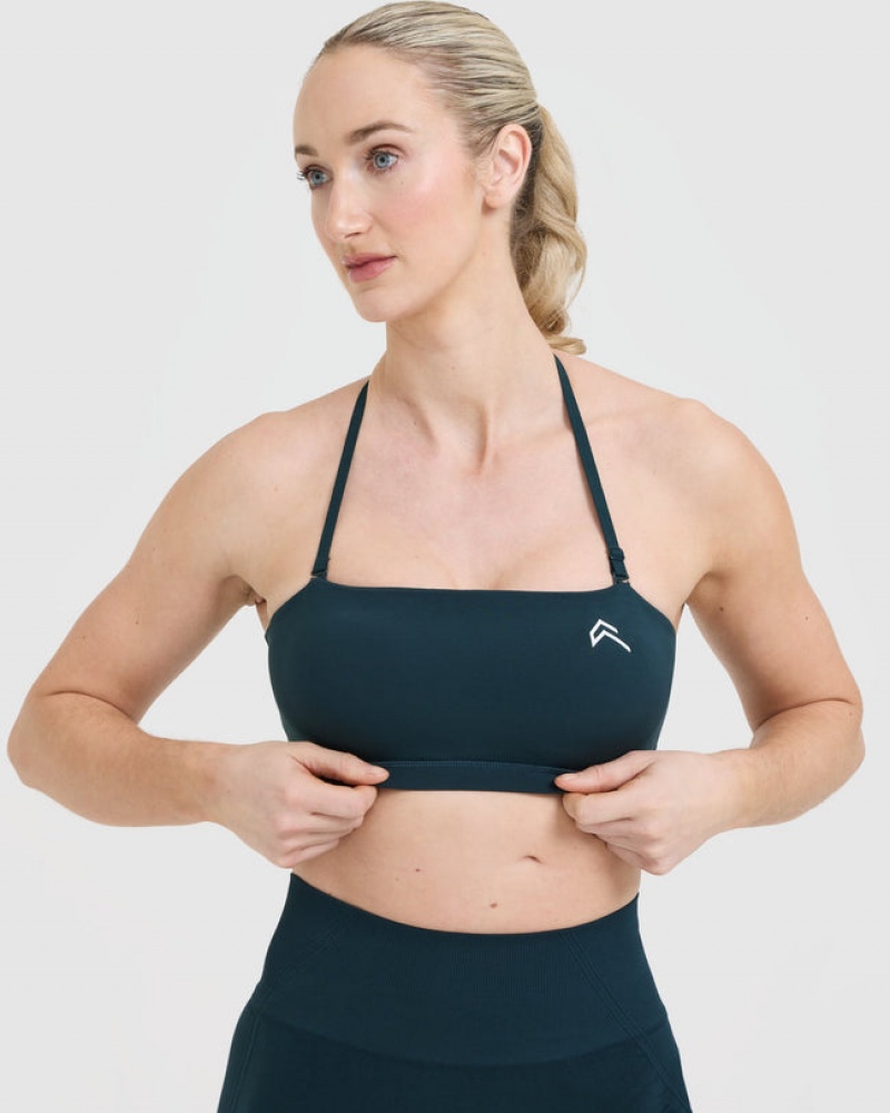 Oner Active Everyday Bandeau Bralette Sports Bras Blau | OWHAYEP-71