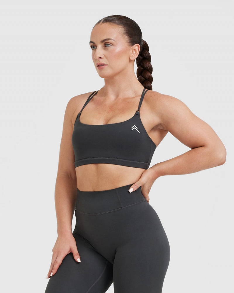 Oner Active Everyday Cross Over Bralette Sports Bras Schwarz | JQLTMRI-95