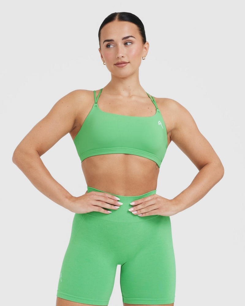 Oner Active Everyday Cross Over Bralette Sports Bras Grün | TJWLEQM-60