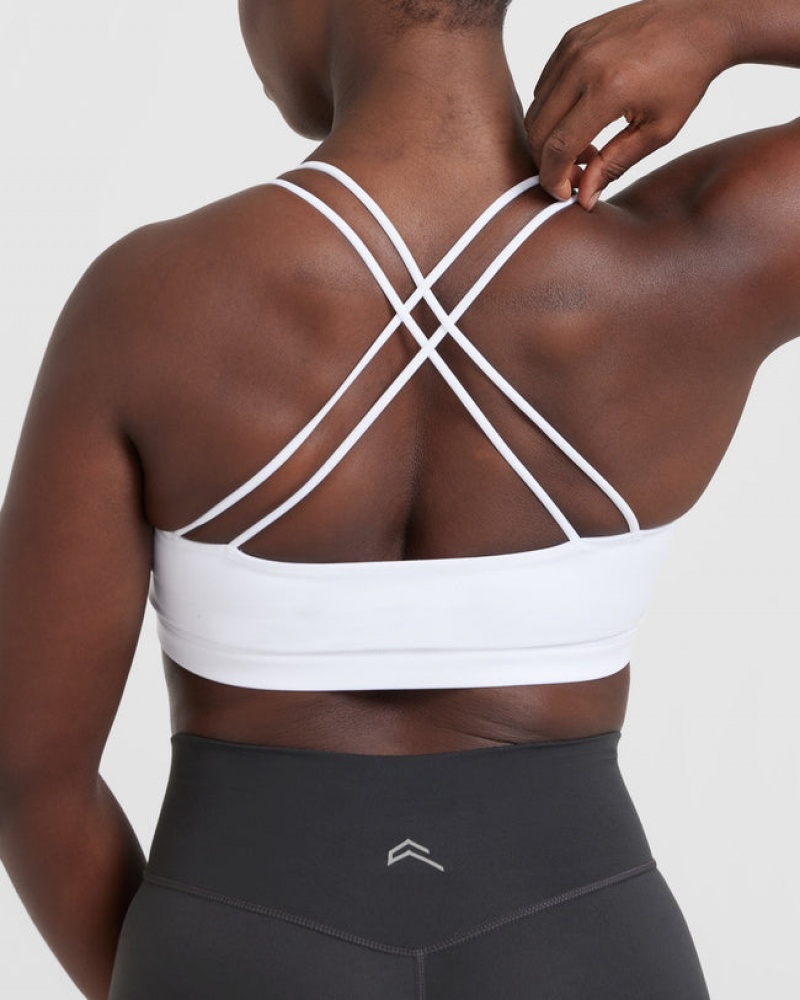 Oner Active Everyday Cross Over Bralette Sports Bras Weiß | ILZAEYK-71