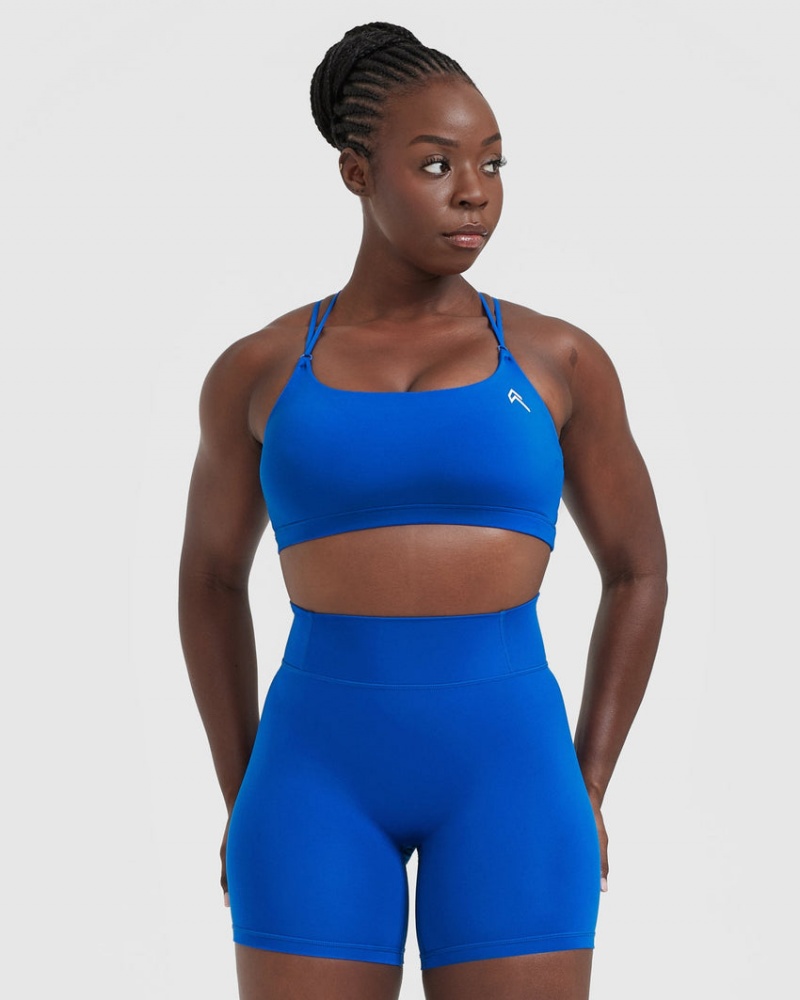 Oner Active Everyday Cross Over Bralette Sports Bras Tiefesblau | BFHLRIS-58