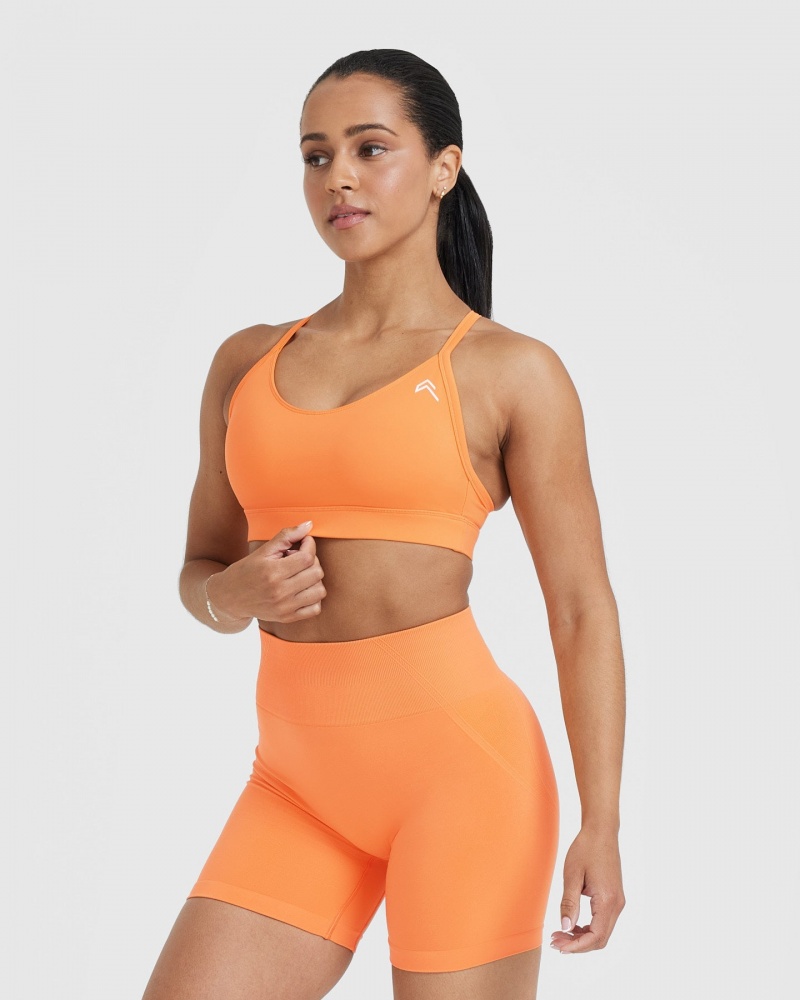 Oner Active Everyday Sports Bras Aprikose Orange | MDAICJB-67