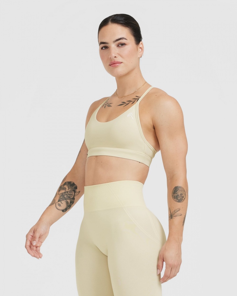 Oner Active Everyday Sports Bras Hellgelb | BWZTXUV-85