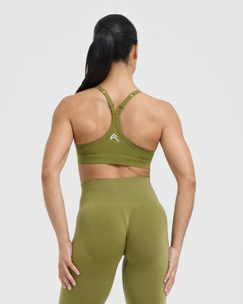 Oner Active Everyday Sports Bras Olivgrün Grün | HJDWXQK-72