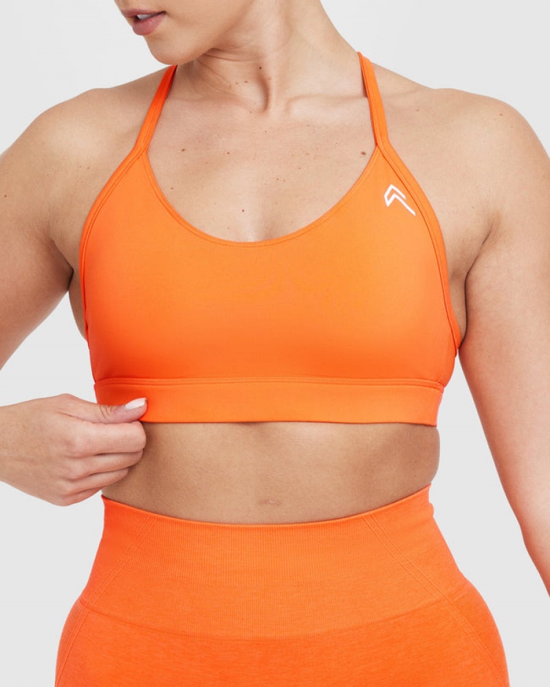 Oner Active Everyday Sports Bras Orange | LPYUQGC-50