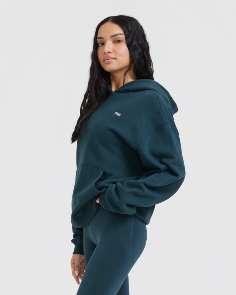 Oner Active Foundations Hoodie Blau | ZBULVER-84