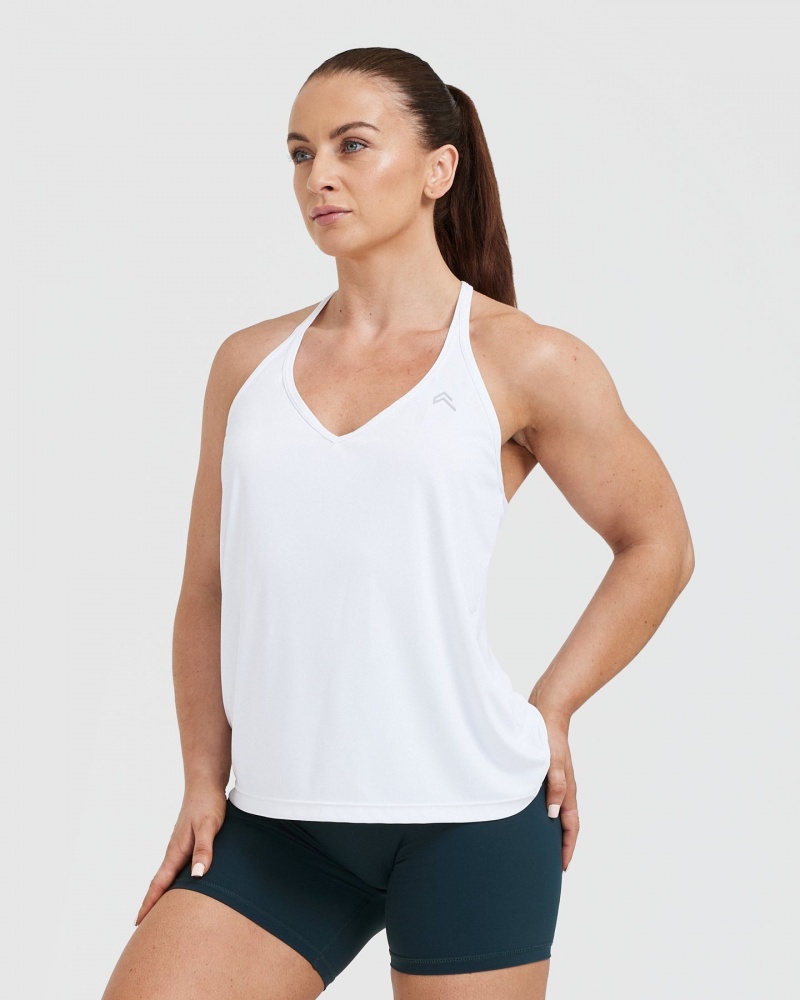 Oner Active Go To Riemchen Loose T-shirts Weiß | VZDROHJ-21