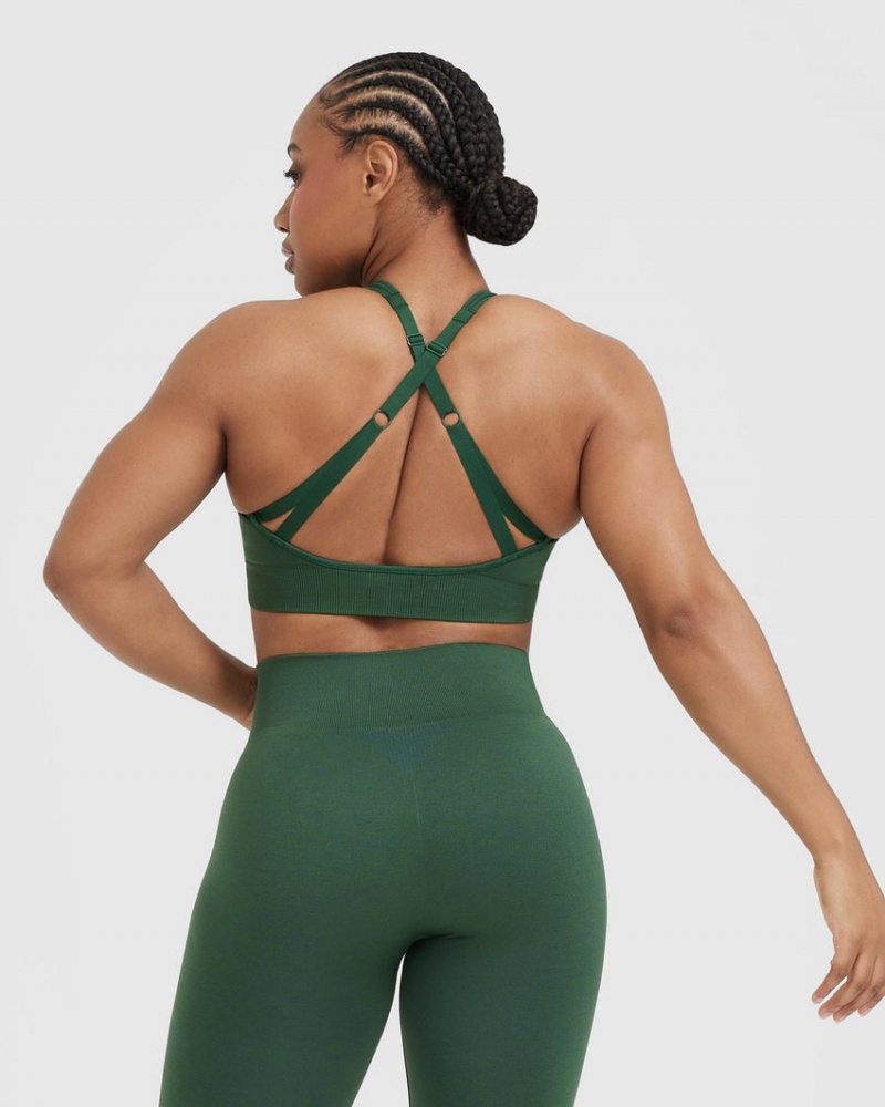 Oner Active Klassische Seamless 2.0 Bralette Sports Bras Grün | GOVUDTQ-18