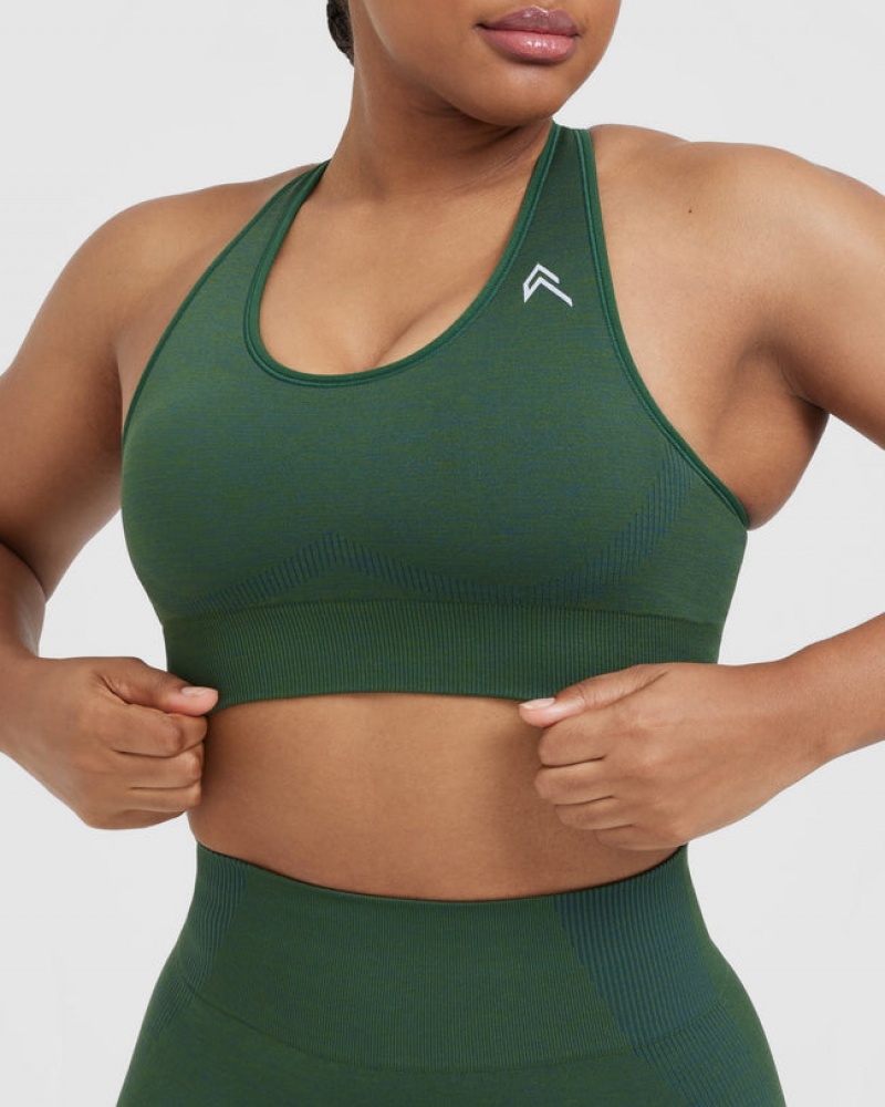 Oner Active Klassische Seamless 2.0 Bralette Sports Bras Grün | GOVUDTQ-18