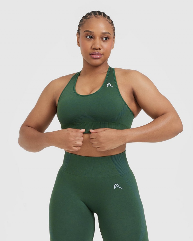 Oner Active Klassische Seamless 2.0 Bralette Sports Bras Grün | GOVUDTQ-18