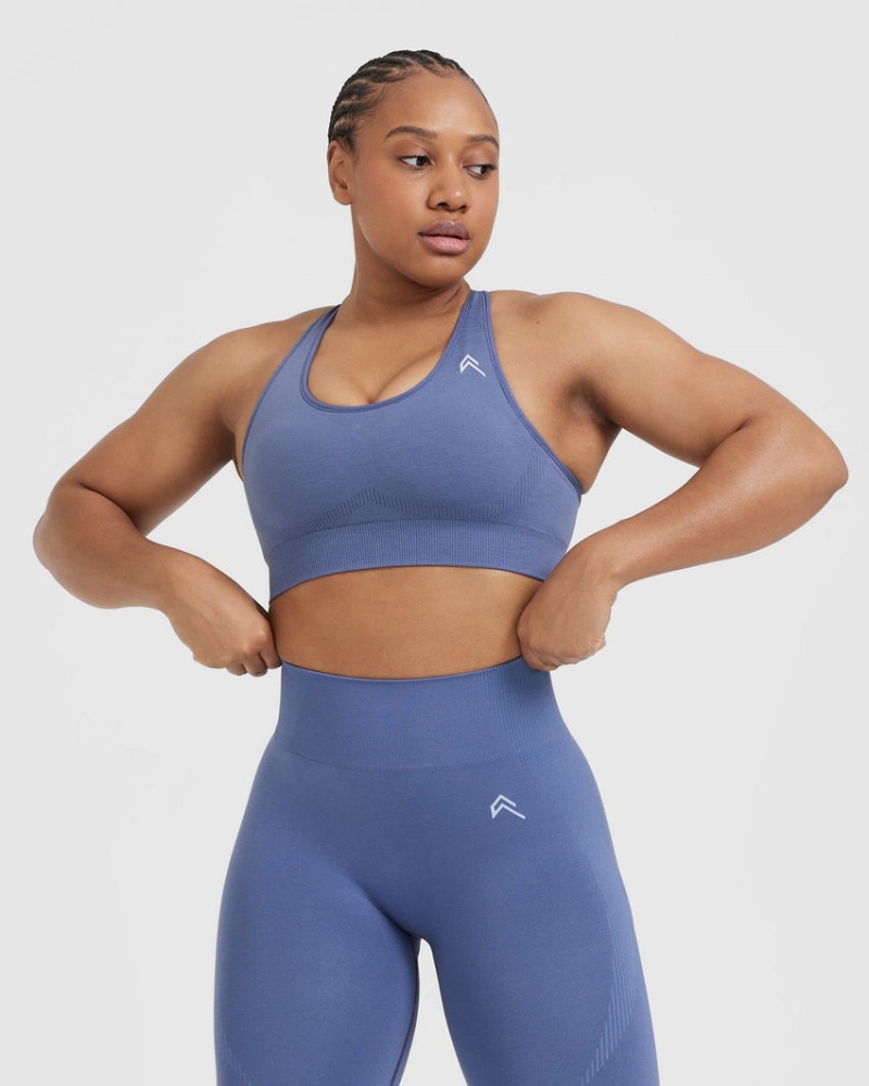 Oner Active Klassische Seamless 2.0 Bralette Sports Bras Blau | KEIFCVO-09