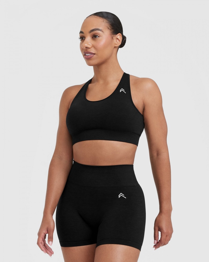 Oner Active Klassische Seamless 2.0 Bralette Sports Bras Schwarz | YWBTIZV-27