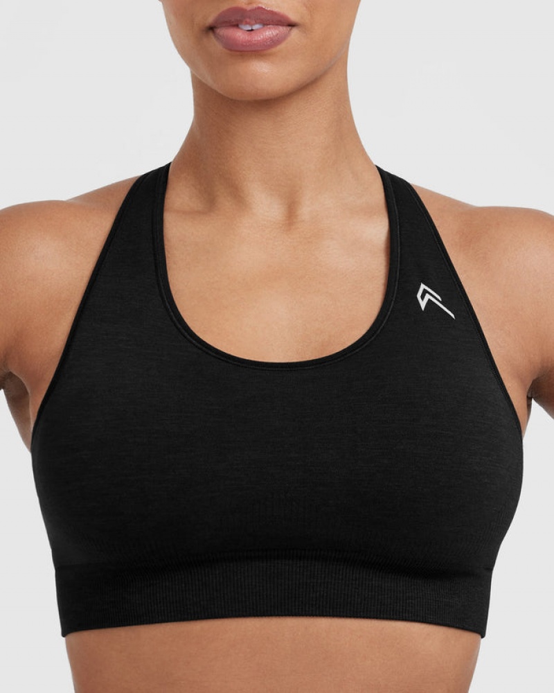 Oner Active Klassische Seamless 2.0 Bralette Sports Bras Schwarz | YWBTIZV-27