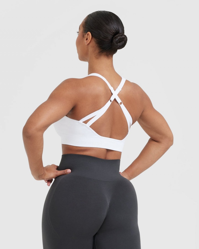 Oner Active Klassische Seamless 2.0 Bralette Sports Bras Weiß | QXUIMRJ-82