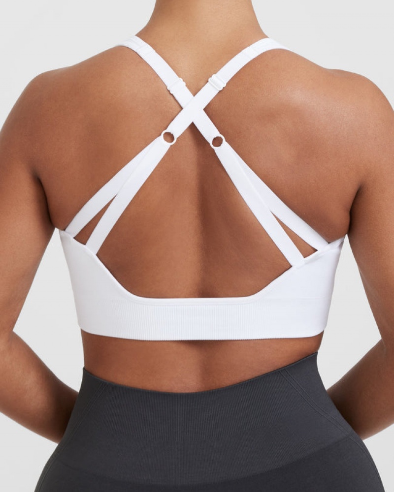 Oner Active Klassische Seamless 2.0 Bralette Sports Bras Weiß | QXUIMRJ-82