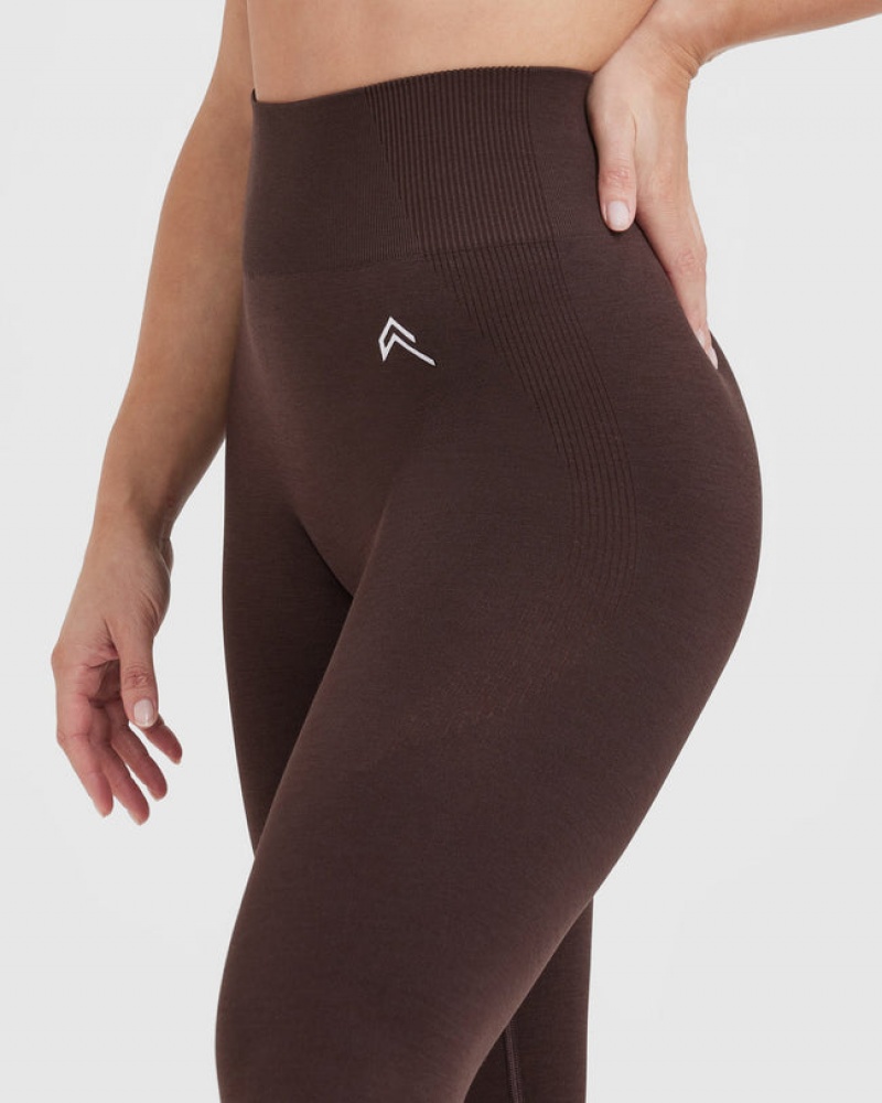 Oner Active Klassische Seamless 2.0 Leggings Braun | TAKLHDV-17