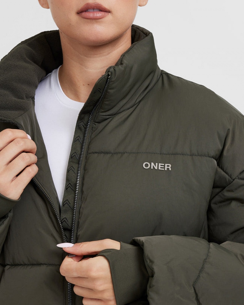 Oner Active Puffer Jacken Khaki | YXJPFDC-80