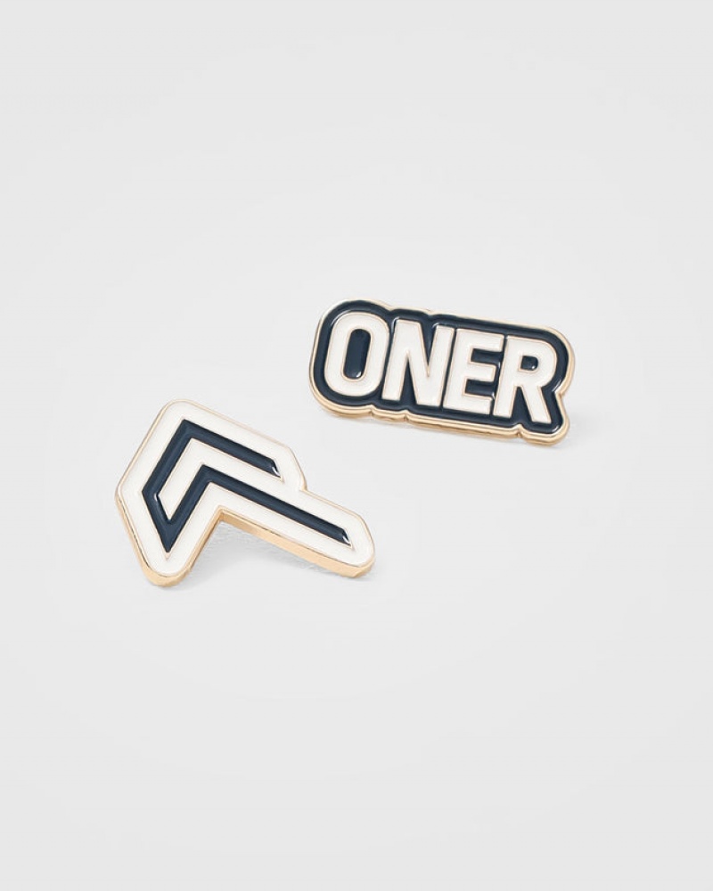 Oner Active Raising The Bar Graphic Pins 3 Pack Accessoires Blau Weiß | OJHZDNS-61