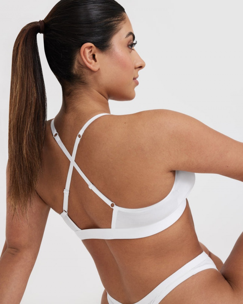 Oner Active Soft Klassische Bralette Unterwäsche Weiß | JOPYAXT-57