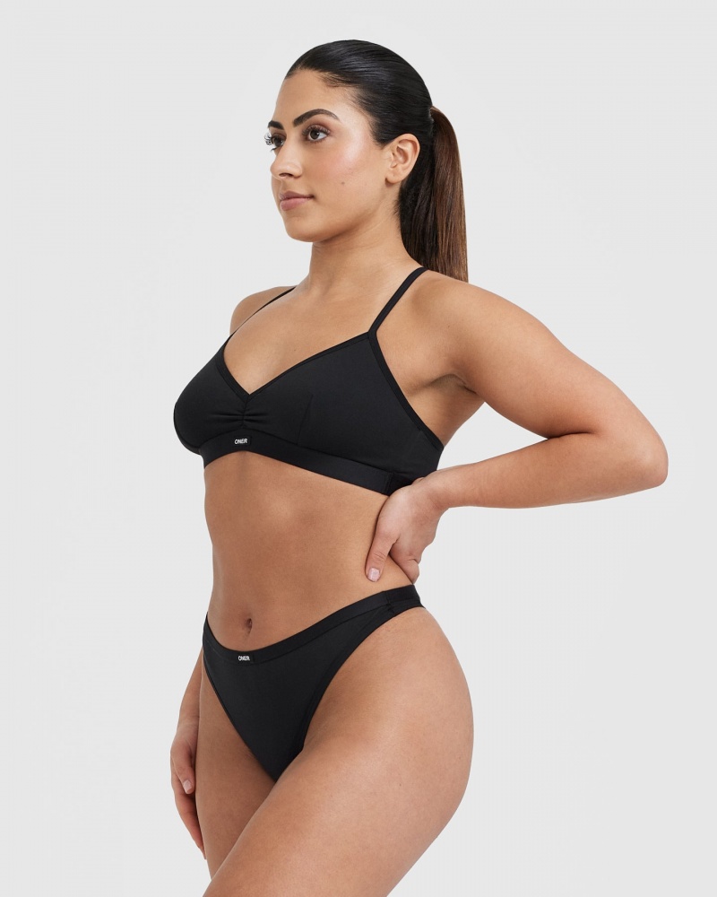 Oner Active Soft Klassische Bralette Unterwäsche Schwarz | WYVSHQK-54