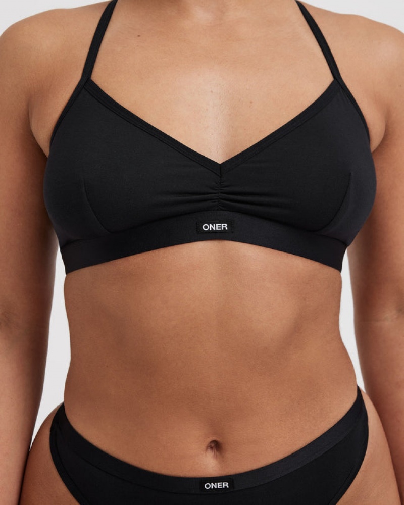 Oner Active Soft Klassische Bralette Unterwäsche Schwarz | WYVSHQK-54