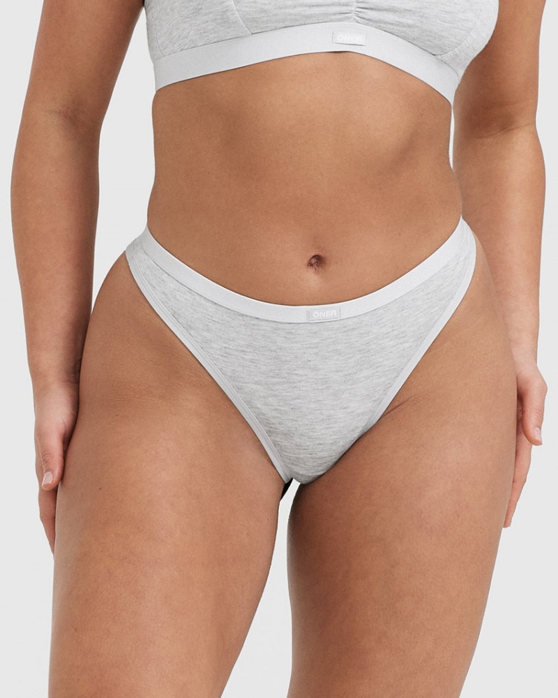 Oner Active Soft Klassische Tanga Unterwäsche Grau | JXGQEHD-06