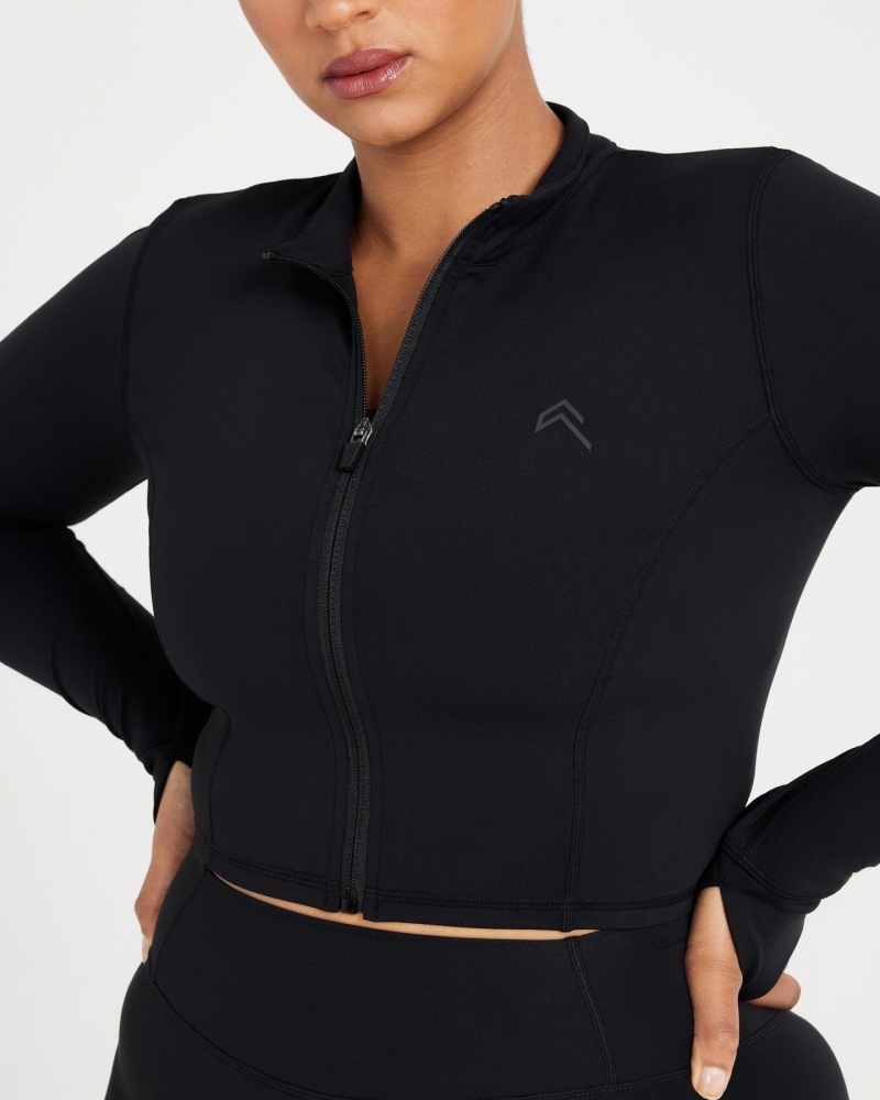 Oner Active Timeless Crop Jacken Schwarz | XDTWOCY-95