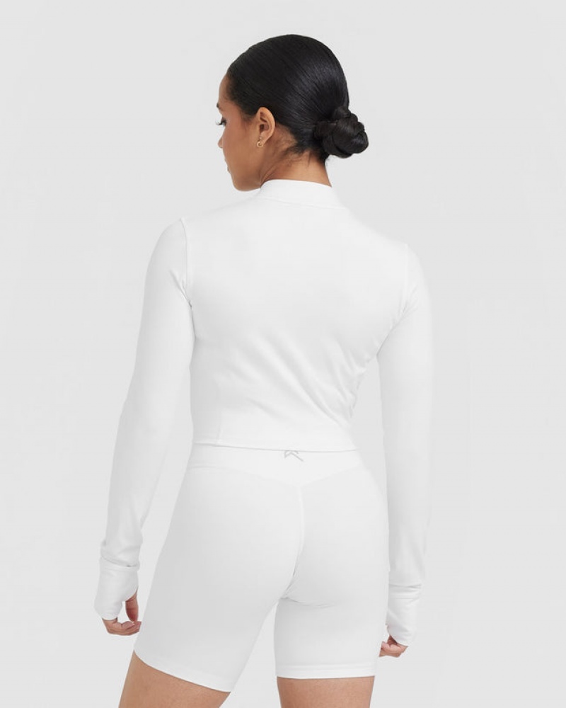 Oner Active Timeless Crop Jacken Weiß | EVNHAUJ-71