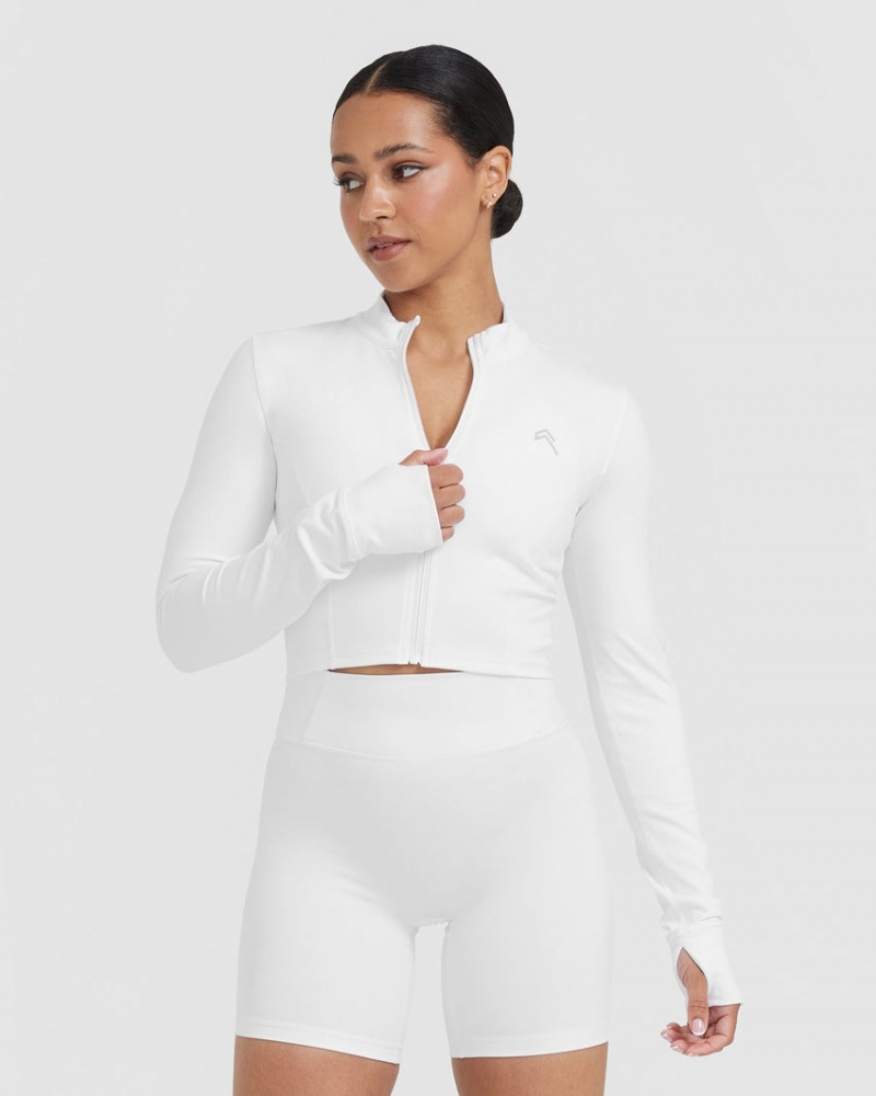 Oner Active Timeless Crop Jacken Weiß | EVNHAUJ-71