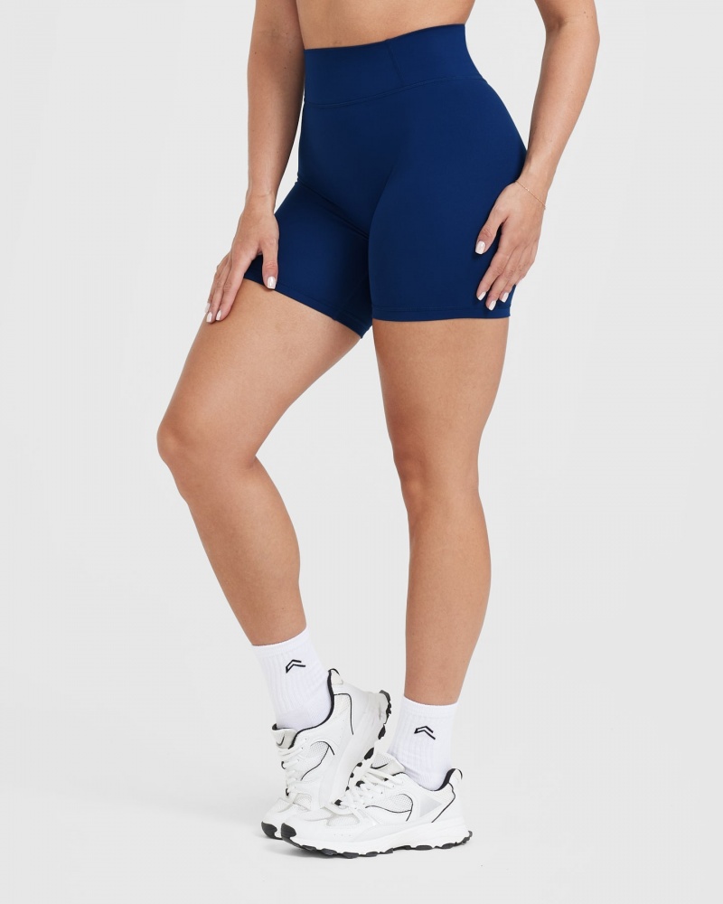 Oner Active Timeless High Waisted Kurze Hose Blau | GJHZVUL-74