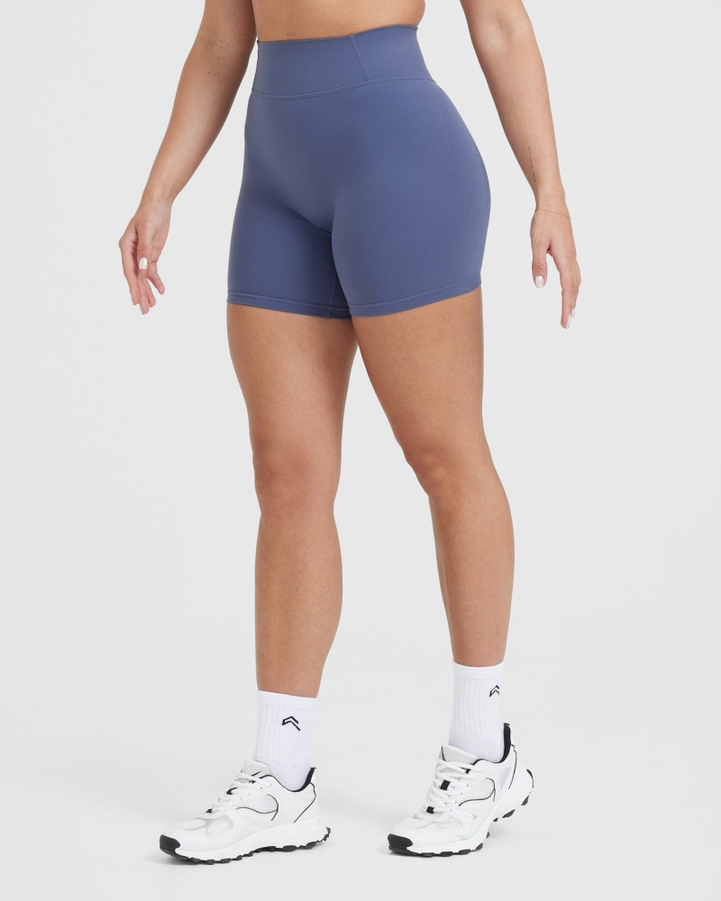 Oner Active Timeless High Waisted Kurze Hose Blau | SCJRMQW-21