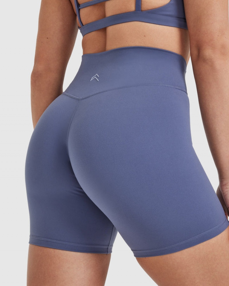 Oner Active Timeless High Waisted Kurze Hose Blau | SCJRMQW-21