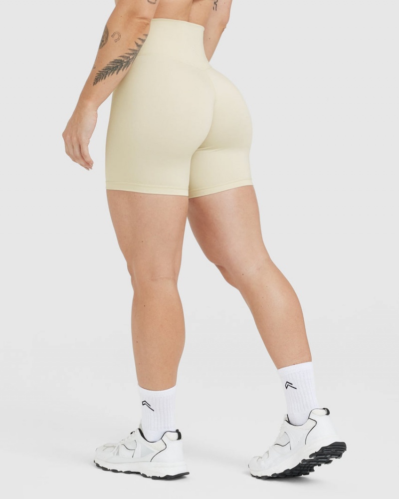 Oner Active Timeless High Waisted Kurze Hose Hellgelb | YLVQFWZ-59