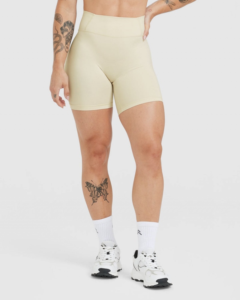 Oner Active Timeless High Waisted Kurze Hose Hellgelb | YLVQFWZ-59