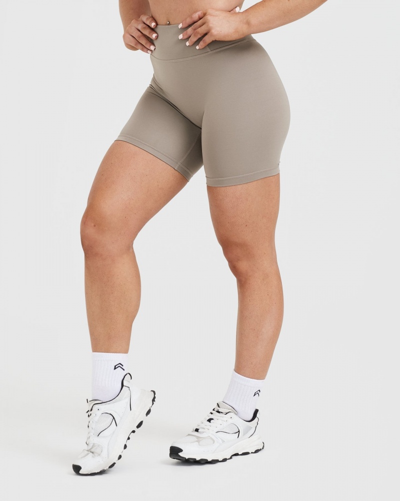 Oner Active Timeless High Waisted Kurze Hose Grau | FKSEGWU-96