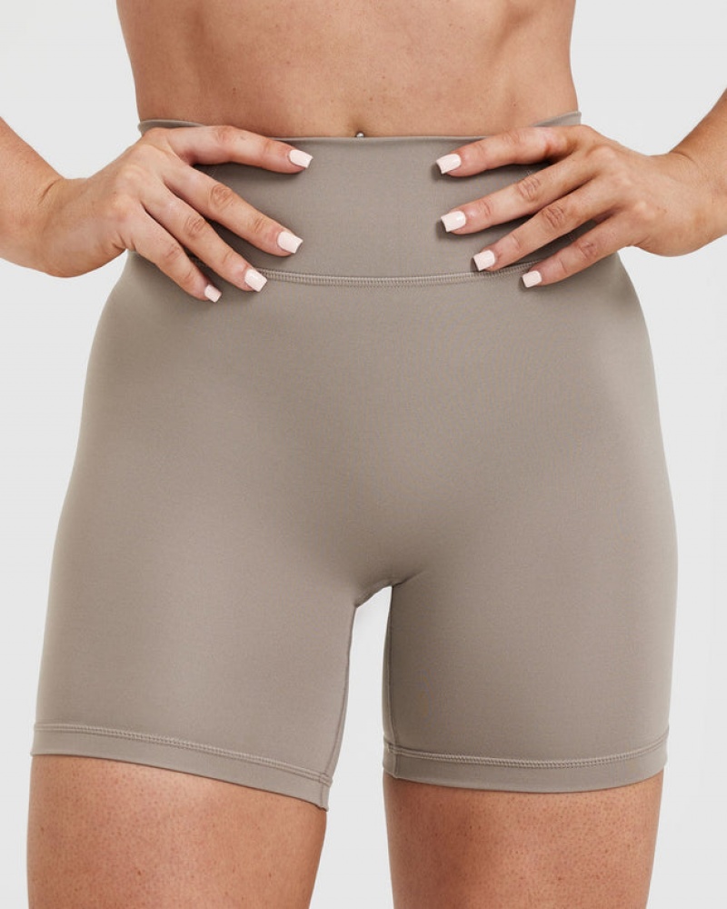 Oner Active Timeless High Waisted Kurze Hose Grau | FKSEGWU-96