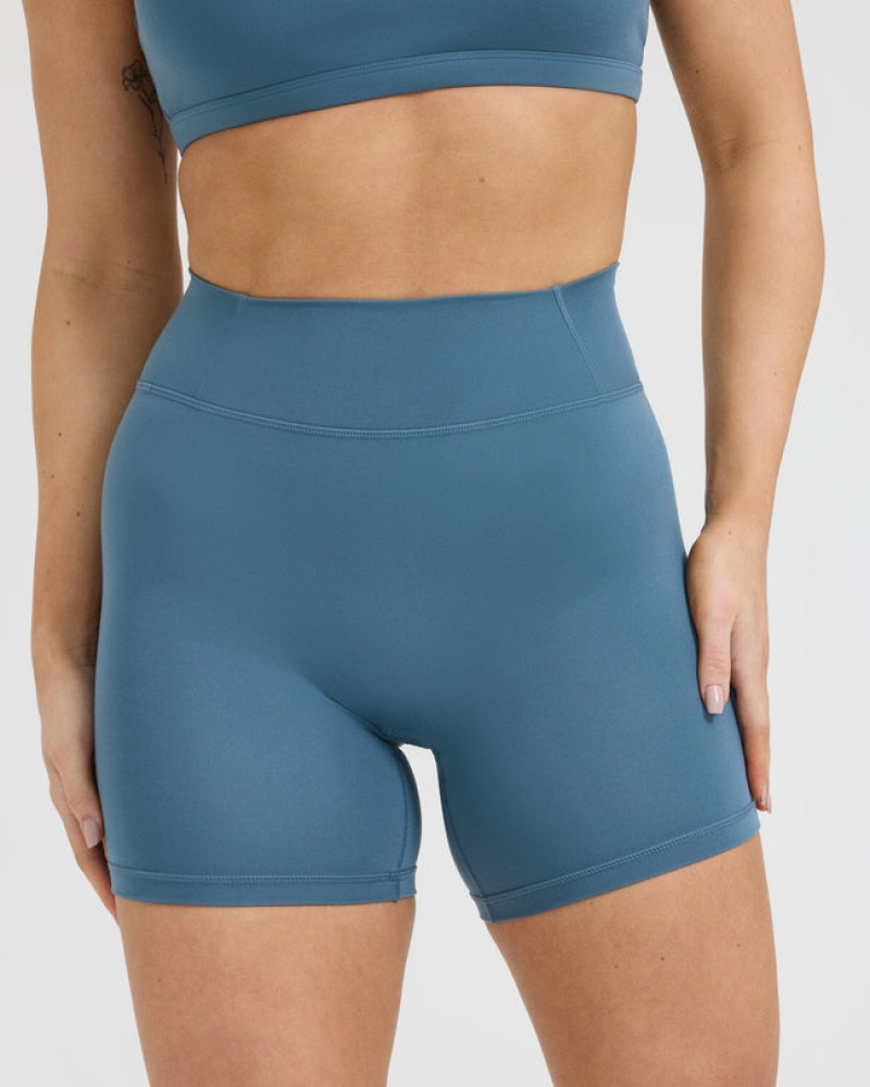 Oner Active Timeless High Waisted Kurze Hose Blau | EGCHXYO-45