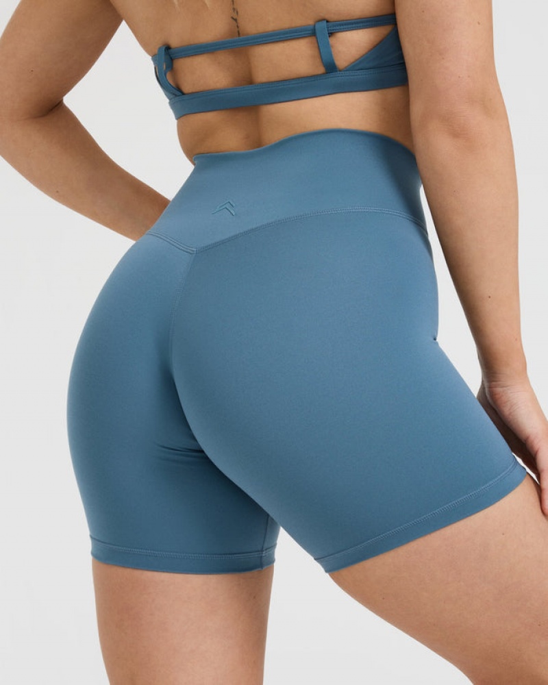 Oner Active Timeless High Waisted Kurze Hose Blau | EGCHXYO-45