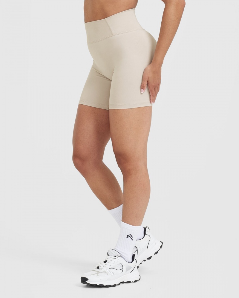 Oner Active Timeless High Waisted Kurze Hose Braun | MIUOKXG-08