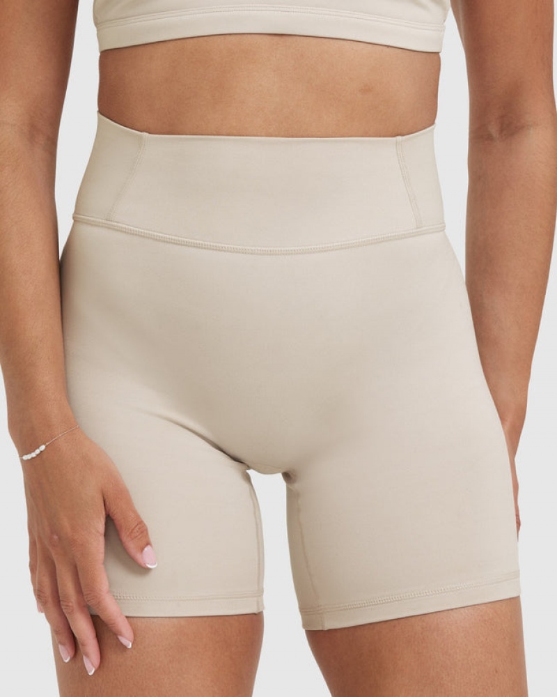 Oner Active Timeless High Waisted Kurze Hose Braun | MIUOKXG-08