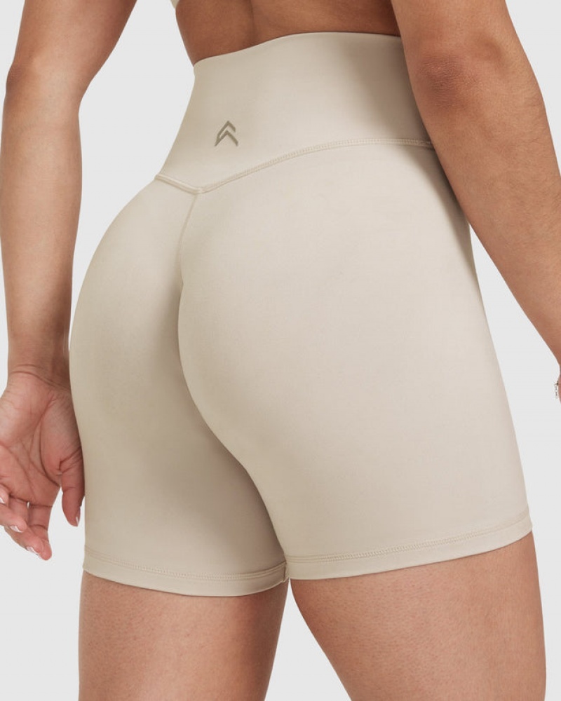 Oner Active Timeless High Waisted Kurze Hose Braun | MIUOKXG-08